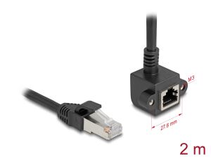 DELOCK Netzwerk Verlängerungsk. RJ45 St > RJ45 Bu gew. 2m