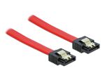 Delock SATA 6 Gbs Kabel 10 cm rot
