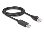 DELOCK Serielles Anschlusskabel mit FTDI Chipsatz, 2m schw.