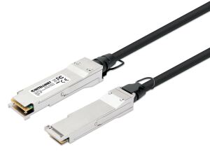 Intellinet 508513 InfiniBand/Glasfaserkabel 2 m QSFP+ Schwarz, Silber