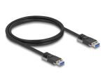 DELOCK USB 5 Gbps Kabel Typ-A St zu Typ A St 19mm schwarz