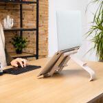 R-Go Tools Laptop- und Tablet-Ständer R-Go Treepod, ergonomisch und modular, verstellbar, biobasiert