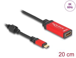 DELOCK USB Type-C zu HDMI Adapter (DP Alt Mode) 8K 60 Hz