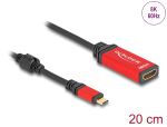 DELOCK USB Type-C zu HDMI Adapter (DP Alt Mode) 8K 60 Hz