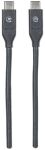 Manhattan USB 3.1 Typ C Gen2-Kabel, Typ C-Stecker auf Typ C-Stecker, 10 Gbit/s, 3 A, 1 m, schwarz