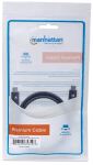 Manhattan USB 3.1 Typ C Gen2-Kabel, Typ C-Stecker auf Typ C-Stecker, 10 Gbit/s, 3 A, 1 m, schwarz