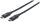 Manhattan USB 3.1 Typ C Gen2-Kabel, Typ C-Stecker auf Typ C-Stecker, 10 Gbit/s, 3 A, 1 m, schwarz