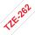 Brother TZE-262 Etiketten erstellendes Band Rot aud Weiss