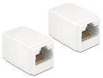 DeLOCK 86249 Kabeladapter RJ45 Weiß