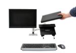 Ergotron LX Series Dual Stacking Arm 61 cm (24") Tisch/Bank Silber