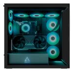 ARCTIC Xtender VG (Black) Premium E-ATX PC-Gehäuse mit vertikaler GPU-Montage