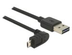 DeLOCK 83857 USB Kabel USB 2.0 3 m USB A Micro-USB B Schwarz