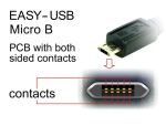 DeLOCK 83857 USB Kabel USB 2.0 3 m USB A Micro-USB B Schwarz