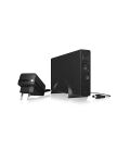 ICY BOX IB-377-C31 Gehäuse für 3,5" SATA HDD zu Type-C® - USB 3.1, Gen 2, 10 Gbit/s, Type-C® zu Type-C® Kabel, schwarz