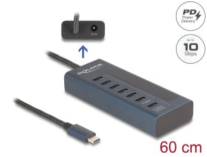 DELOCK USB 10 Gbps Hub mit 7 USB Type-C Ports