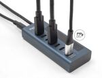 DELOCK USB 10 Gbps Hub mit 7 USB Type-C Ports