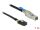 DeLOCK 83616 Serial Attached SCSI (SAS)-Kabel 1 m 6 Gbit/s Schwarz
