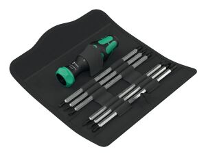 Wera Kraftform Kompakt Vario RA Multi-Bit-Schraubendreher Gerader Schraubendreher