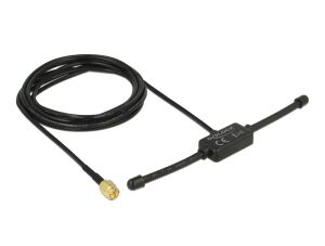 DELOCK ISM-Antenne SMA 3dBi flexibel Klebemontage