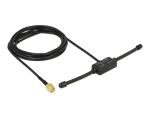 DELOCK ISM-Antenne SMA 3dBi flexibel Klebemontage