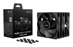 be quiet! Pure Wings 3 120mm | PWM Reverse Triple-Pack Computergehäuse Ventilator 12 cm Schwarz 3 Stück(e)