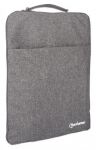 Manhattan Seattle Notebook Sleeve 15,6", Schutzhülle für Notebooks bis zu 15,6", Top Load, Premiumpolsterung, wasserfest, ein Innenfach, ein Frontfach, anthrazit