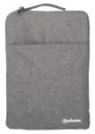 Manhattan Seattle Notebook Sleeve 15,6", Schutzhülle für Notebooks bis zu 15,6", Top Load, Premiumpolsterung, wasserfest, ein Innenfach, ein Frontfach, anthrazit