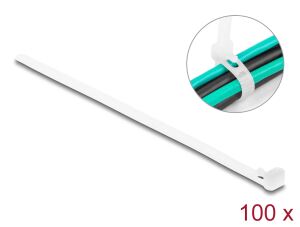 DELOCK Kabelbinder wiederverwendbar L 150 x B 7,2 mm 100 Stk