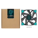 Iceberg Thermal IceGALE Computergehäuse Ventilator 14 cm Schwarz 1 Stück(e)