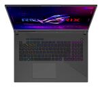 ASUS ROG Strix G18 G814PP-S8014W AMD Ryzen™ 9 8940HX Laptop 45,7 cm (18") WUXGA 32 GB DDR5-SDRAM 1 TB SSD NVIDIA GeForce RTX 5070 Wi-Fi 6E (802.11ax) Windows 11 Home Schwarz, Grau QWERTZ Deutsch