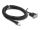 DELOCK Spiralkabel RJ50 Stecker zu D-Sub 9 Buchse 1,5m SWV