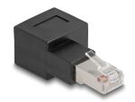 DeLOCK RJ45 Stecker zu RJ45 Buchse Adapter Cat.6A 90°...