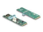 DELOCK Konverter M.2 Key B+M Stecker zu 2 x USB Bu 50cm Kab.