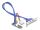 DELOCK Konverter M.2 Key B+M Stecker zu 2 x USB Bu 50cm Kab.