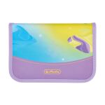Herlitz UltraLight XL Plus Little Monster Schulranzen-Set Mädchen Polyester Blau, Lila, Gelb