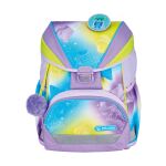 Herlitz UltraLight XL Plus Little Monster Schulranzen-Set Mädchen Polyester Blau, Lila, Gelb