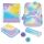 Herlitz UltraLight XL Plus Little Monster Schulranzen-Set Mädchen Polyester Blau, Lila, Gelb