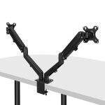 Lindy 40708 Flachbildschirm-Tischhalterung 68,6 cm (27") Tisch/Bank Schwarz