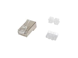 Equip Cat.6A RJ45 Geschirmter Stecker, 100 Stück pro Packung
