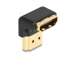 DeLOCK HDMI Adapter Stecker zu Buchse 90° unten...