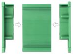 DELOCK Platinenhalterung (72 mm) für Hutschiene 15 cm lang