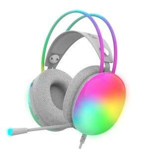Inca IGK-X8Y Kopfhörer & Headset Kabelgebunden Kopfband Gaming Grau