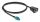 DeLOCK 90700 Koaxialkabel 1 m HSD Z RJ-45 Schwarz, Blau