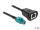 DeLOCK 90700 Koaxialkabel 1 m HSD Z RJ-45 Schwarz, Blau