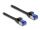 DeLOCK RJ45 Netzwerkkabel Cat.6A S/FTP Slim 0,25 m schwarz