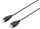 Equip USB 2.0 A to A Verlängerungskabel Stecker auf Buchse, 1.8m , Schwarz
