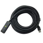 Techly ICUR30100G USB Kabel USB 3.2 Gen 1 (3.1 Gen 1) 10 m USB A Schwarz