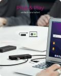 ICY BOX IB-HUB1436-CPD, USB 3.2 Gen 2 Hub, 1x Type-C® zu 2x Type-C® und 2x Type-A USB Anschlüssen 10 Gbit/S und Power Delivery bis zu 100 W, schwarz