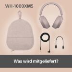 Sony WH1000XM5P Kopfhörer Verkabelt & Kabellos Kopfband Anrufe/Musik Bluetooth Pink