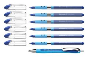 Schneider AG Slider Basic Blau Stick-Kugelschreiber Extradick 7 Stück(e)